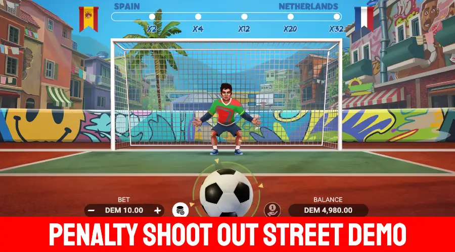 Versión demo de juego Penalty Shoot Out Street